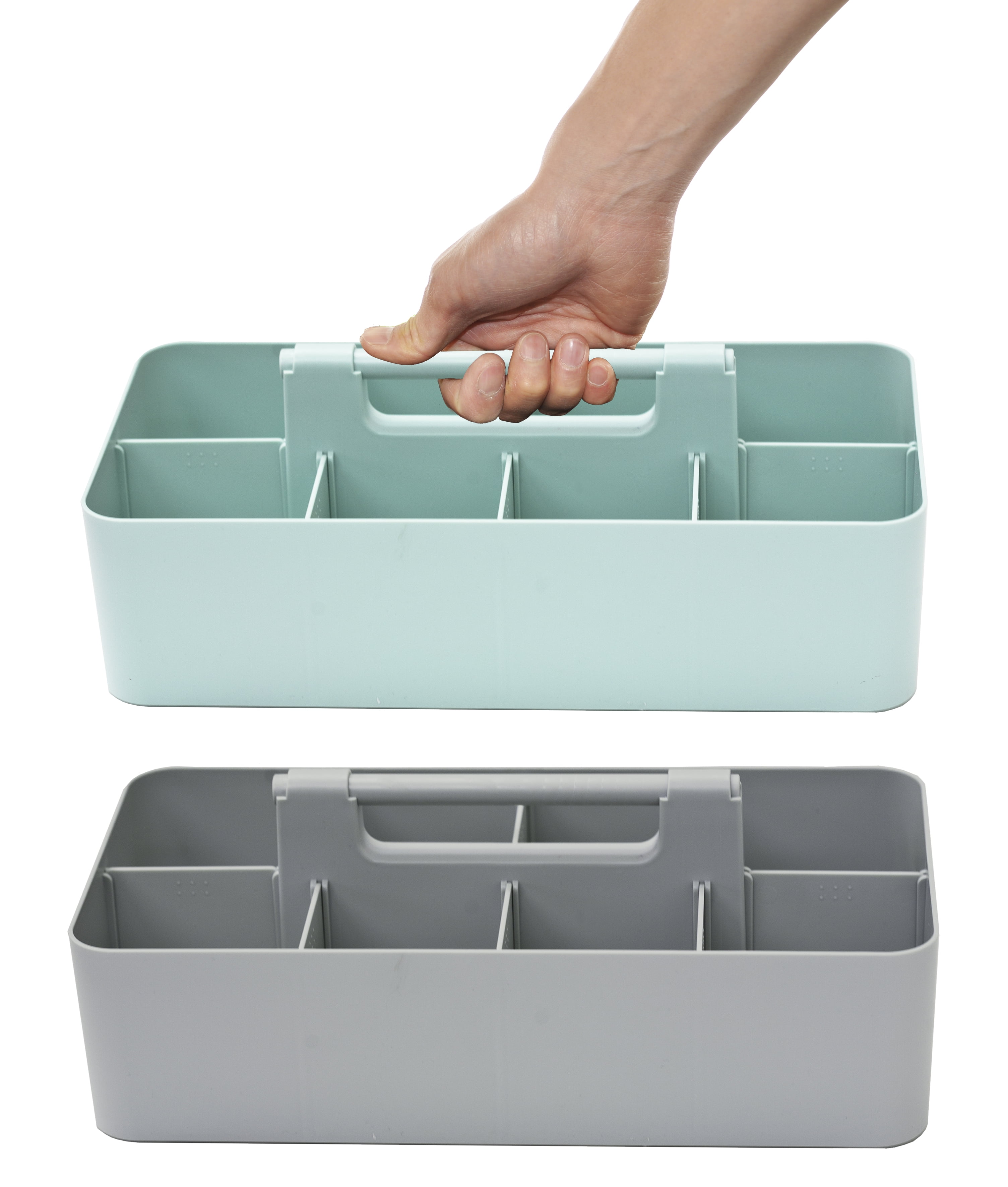Enjoy Organizer 8-Compartment Desk Organizer Shelf & Storage with Dividers, 2 Count