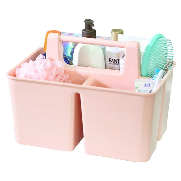 Enjoy Organizer -Shower Caddy Organizer with Handle, 3 Compartments, Portable Storage Bin for Bathroom, Dorm, Gym -Made In USA