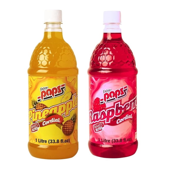 Enjoy POPS - Flavored Syrup (Pack of 2 x 33.8 Fl.Oz) Tasty Lime Flavor, Made with Cane Sugar.
