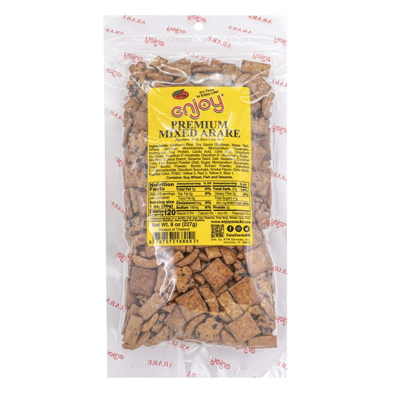 Enjoy Premium Mixed Arare (8 oz), Japanese Rice Cracker