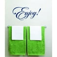thumbnail image 1 of Enjoy ! Removable Vinyl Wall Decal Peel & Stick Sticker - Size : 8 X 16 Inches, 1 of 1