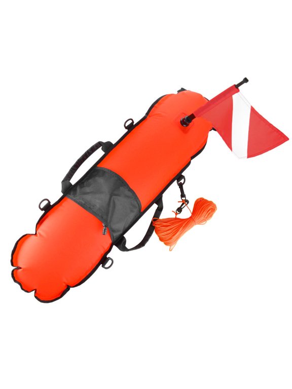 Enjoy Safe Diving with KEEP DIVING Inflatable Safety Float - 78LBS Maximum Bearing Weight