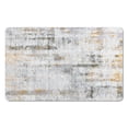 thumbnail image 1 of Enjoy Supreme Comfort with our Modern Abstract Gray Runner Rug: 20x32 inch, Soft, Non-Slip, Low Pile, Machine Washable, Ideal for Bathroom, Kitchen, 1 of 5