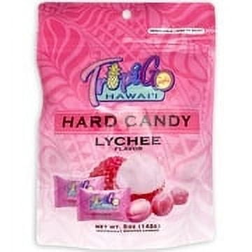 Enjoy TropiGo Lychee Hard Candy (5 oz), Hard Candy, Resealable Bag, No Allergens