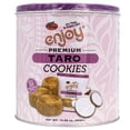 thumbnail image 1 of Enjoy Taro Cookies Tin (10.58 oz), Contains Wheat, Coconut, Milk, and Egg, Individually Packed Plastic Bags, 1 of 7