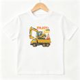 thumbnail image 1 of Enjoy The Day Construction Excavator Boys Graphic Tee, 100% Cotton Kids Short Sleeve T-Shirt 4-13Y, 1 of 5