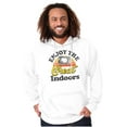 thumbnail image 1 of Enjoy The Great Indoors Vintage TV Unisex Plus Fleece Graphic Hoodie Brisco Brands 4X, 1 of 5