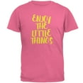 thumbnail image 1 of Enjoy The Little Things Mens T Shirt Azalea 2XL, 1 of 1
