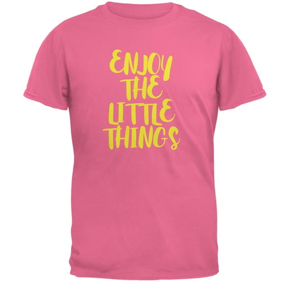 Enjoy The Little Things Mens T Shirt Azalea 2XL