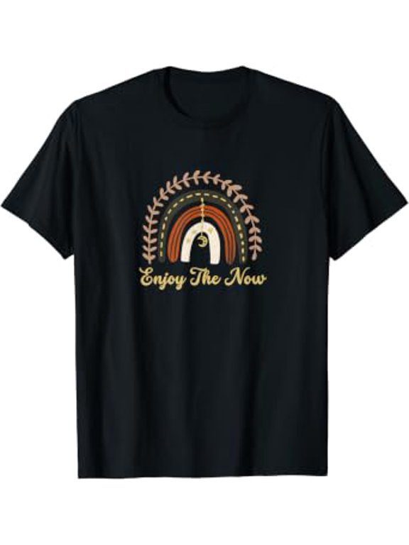 Enjoy The Now Wandering Bohemian Nature Lover Boho Girl T-Shirt