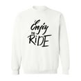 thumbnail image 1 of Enjoy The Ride Quote. Sweatshirt Men -Image by Shutterstock, Male XX-Large, 1 of 4