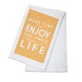 thumbnail image 1 of Enjoy The Simple Things, Simply Said (100% Cotton Tea Towel, Decorative Hand Towel, Kitchen and Home), 1 of 3