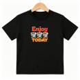 thumbnail image 1 of Enjoy Today Elephants Skate Boys Graphic Tee, Funny Retro 100% Cotton Kids Short Sleeve T-Shirt 4-13Y, 1 of 5
