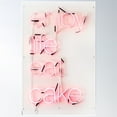 thumbnail image 1 of Enjoy life eat cake Poster, 12x18 UNFRAMED, 1 of 2