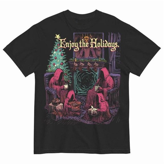 Enjoy the Holidays - Warlock T-shirt Short Sleeve PNA_023 FREE SHIPPING