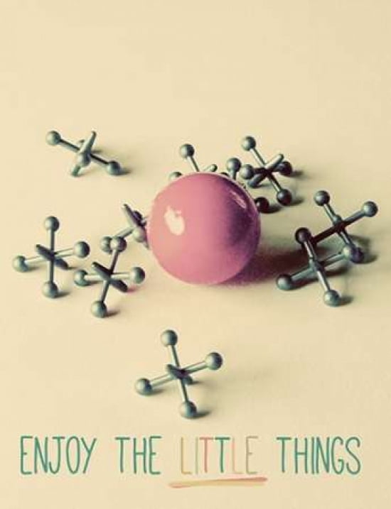 Enjoy the Little Things Canvas Art - Gail Peck (22 x 28)