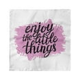 thumbnail image 1 of Enjoy the Little Things Head Scarf, Uplifting Words of Wisdom, Head Wrap, 3 Sizes, by Ambesonne, 1 of 2
