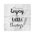 thumbnail image 1 of Enjoy the Little Things Head Scarf, Words of Wisdom Phrase, Head Wrap, 3 Sizes, by Ambesonne, 1 of 2