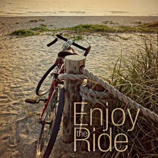 Enjoy the Ride Canvas Art - Gail Peck (24 x 24)