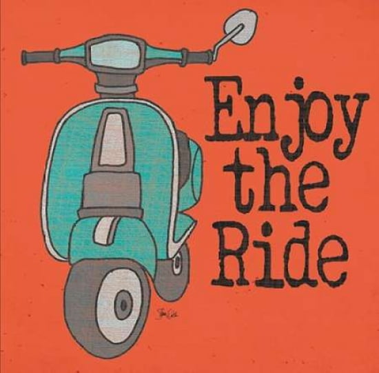 Enjoy the Ride Canvas Art - Shanni Welsh (24 x 24)