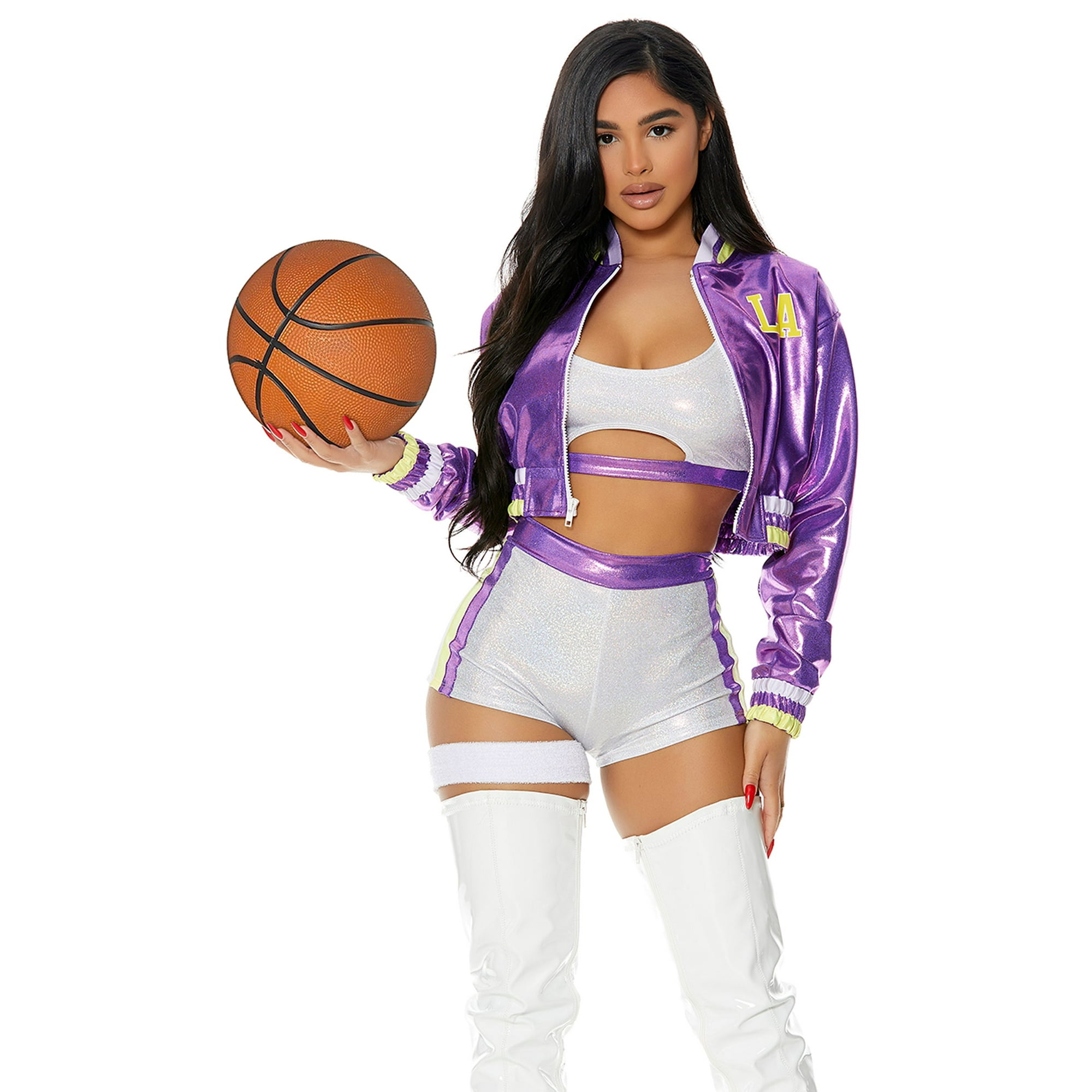 LA Lakers Dress Adult Womens Costume