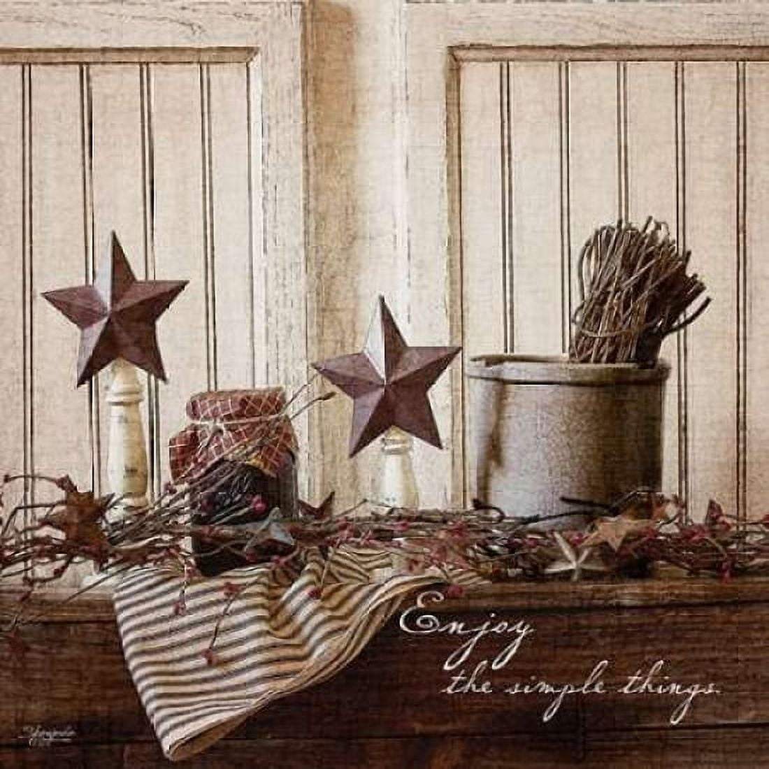 Enjoy the Simple Things Canvas Art - Shawnda Eva (24 x 24)
