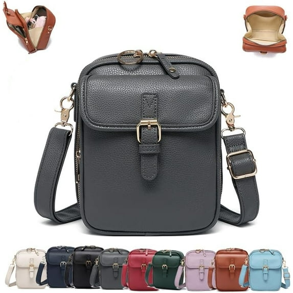 Enjoyaitlife Crossbody Leather Bag for Women, Urvashi Crossbody Leather Bags, Forcipower Crossbody Bag