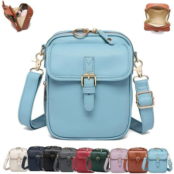 Enjoyaitlife Crossbody Leather Bag for Women, Urvashi Crossbody Leather Bags, Forcipower Crossbody Bag