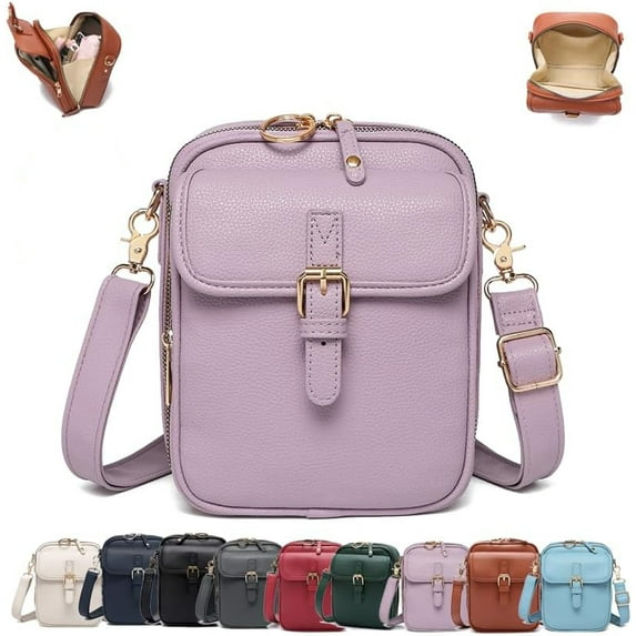 Enjoyaitlife Crossbody Leather Bag for Women, Urvashi Crossbody Leather Bags, Forcipower Crossbody Bag