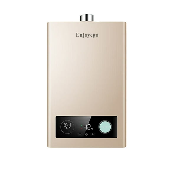 Enjoyego Gas fired water heaters, Gas Tankless Water Heater Indoor, 3.6 GPM, 82,000 BTU Instant On-Demand Hot Water Heater 120 Volt, 2-3 Points of Use Water Heater