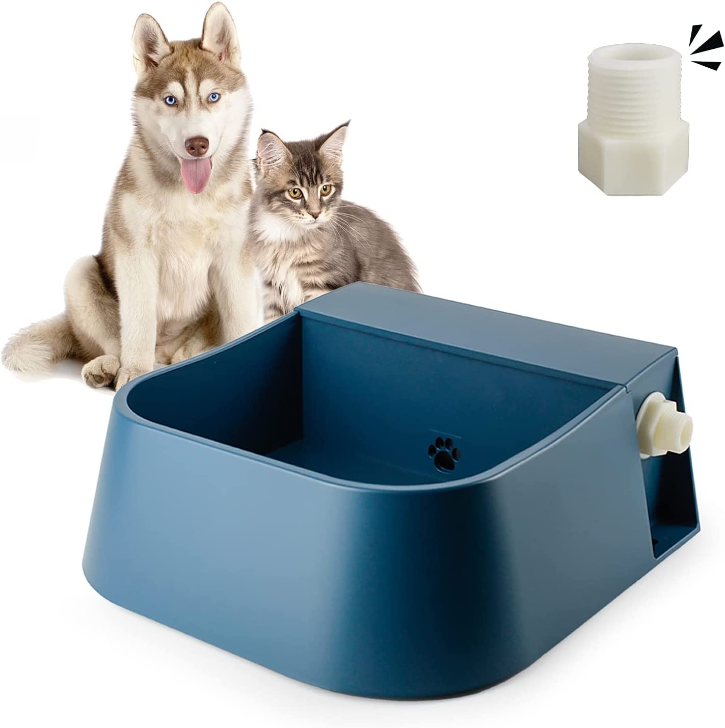Enjoying Dog Automatic Waterer Bowl 2L Outdoor/Indoor Auto Pet Water