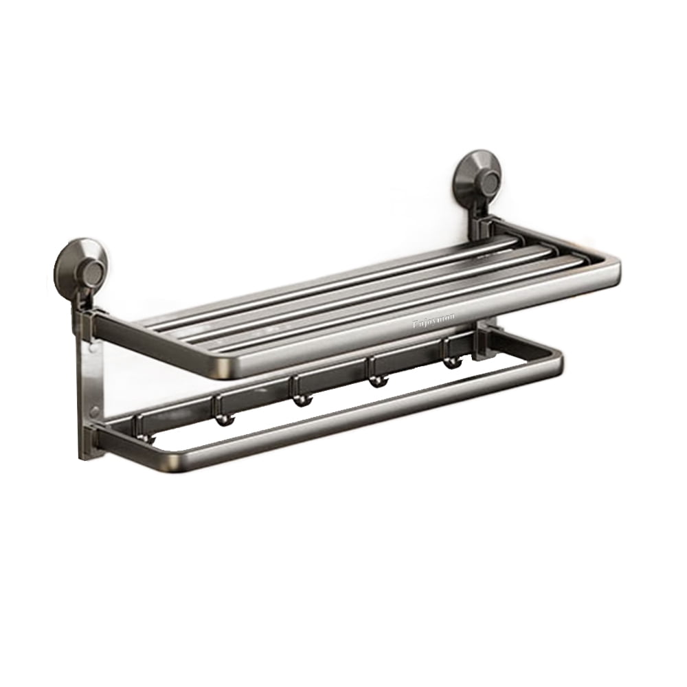 Enjoymon Towel racks, Bathroom Towel Rack with Two Towel Bars,24-Inch ...