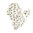thumbnail image 1 of Enjoytime 3Pcs Unisex Baby Boy Clothes Dinosaur Print Winter Long Sleeve Pajama Sets Playsuit Pullover Loungewear Sleepwear Newborn Baby Girl Gifts 0-18M, 1 of 7