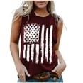 thumbnail image 1 of Summer Savings Clearance! Enjoytime 4Th of July Womens Tank Casual Loose Fit Sleeveless T Shirt Workout Yoga Vacation Beach Shirts Summer Tops for Women 2024, 1 of 5