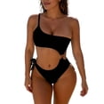 thumbnail image 1 of Enjoytime Bathing Suit for Women One Shoulder Tummy Control Modest Bikini Sets Underwire Tie Side One Piece Swimsuit 2026, 1 of 5