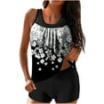thumbnail image 1 of Enjoytime Bathing Suits for Women Floral Printed Tummy Control Two Piece Swimsuit Flowy Modest Tankini Swimsuits with Boyshorts, 1 of 6