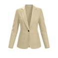 thumbnail image 1 of Enjoytime Blazers for Women Long Sleeve Lapel Button Blazer Trendy Business Casual Work Jacket, 1 of 4