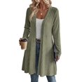 thumbnail image 1 of Enjoytime Cardigan for Women Open Front Long Sleeve Long Cardigans Fall Winter Warm Cozy Casual Ribbed Knit Sweater Coat, 1 of 5