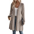 thumbnail image 1 of Enjoytime Cardigan for Women Open Front Long Sleeve Long Cardigans Fall Winter Warm Cozy Casual Ribbed Knit Sweater Coat, 1 of 5