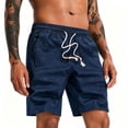 thumbnail image 1 of Enjoytime Casual Shorts for Men Printed Drawstring Elastic Waist Stretch Summer Shorts with Pockets, 1 of 8