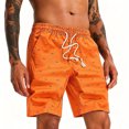 thumbnail image 1 of Enjoytime Casual Shorts for Men Printed Drawstring Elastic Waist Stretch Summer Shorts with Pockets, 1 of 5