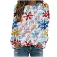 thumbnail image 1 of Enjoytime Christmas Women Crewneck Sweatshirts Oversized Long Sleeve Casual Sweatshirt Soft Pullover Shirts Tops Fall Winter Women Clothing Trendy 2025, 1 of 6