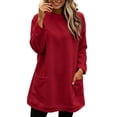 thumbnail image 1 of Enjoytime Crew Neck Sweatshirts Women Long Sleeve Casual Pullover Long Sweatshirt Trendy Fall Winter Plus Size Clothes, 1 of 8