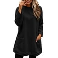thumbnail image 1 of Enjoytime Crew Neck Sweatshirts Women Long Sleeve Casual Pullover Long Sweatshirt Trendy Fall Winter Plus Size Clothes, 1 of 8