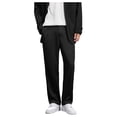 thumbnail image 1 of Enjoytime Dress Pants for Men Solid Color Lightweight Baggy Trousers Fashion Business Casual Loose Plus Size Work Pants Black XL, 1 of 7