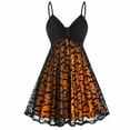 thumbnail image 1 of Enjoytime Dresses for Women Vintage Gothic Dress Women Halloween Spaghetti Strap Cami Lace up Mini Dress Halloween Costumes Woman 2025, 1 of 3