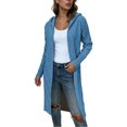 thumbnail image 1 of Enjoytime Fall Winter Long Cardigans for Women Long Sleeve Open Front Hooded Knit Coat Warm Cozy Casual Oversized Outerwear with Pockets, 1 of 6