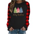 thumbnail image 1 of Enjoytime Fall Winter Long Sleeve Tops for Women Christmas Printed Pullover Crewneck Shirts Casual Oversized Loose Fit Winter 2025 Trendy Tops, 1 of 4