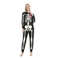 thumbnail image 1 of Enjoytime Fall Winter Matching Pajamas for Family Halloween Black Long Sleeve Hooded Jumpsuit Sleepwear Nightwear Loungewear Women鈥橲 Pajamas Women Clothing, 1 of 1
