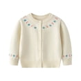 thumbnail image 1 of Enjoytime Girls Cardigan Printed Long Sleeve Button Down Knit Outerwear Lightweight Fall Winter Girl Clothes, 1 of 6